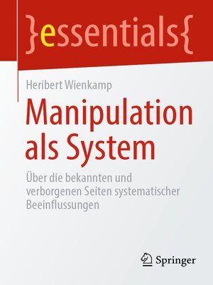 cover image of Manipulation als System